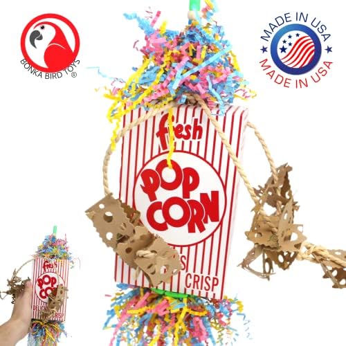 Bonka Madár Játékok 2318 Popcorn Robbanás Közepes Nagy Madár Játék ok Conure Afrikai Szürkék, illetve