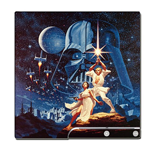 Star Wars Retro Plakát, Matrica Luke Skywalker Jedi Leia Darth Vader videojáték Vinyl Matrica Bőr Matrica