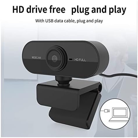 DEFLAB Webkamera Hd 1080P Pro Webcam Mini Számítógép, Webkamera, Full HD 1080p/30 kép / mp Video Hív,