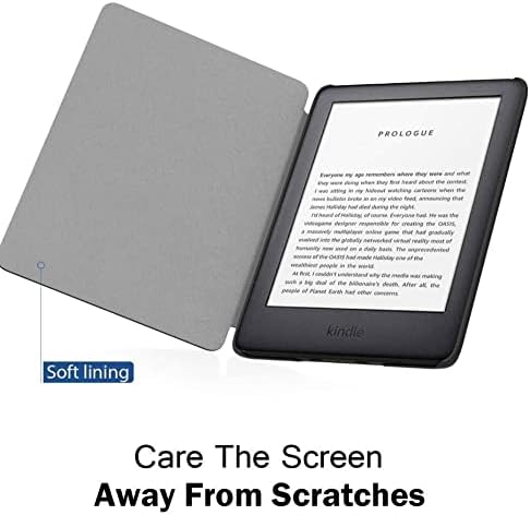 Case 6 Kindle (11 Generációs 2022 Kiadás),Ultra-Vékony, Könnyű PU Bőr Okos Védő tok Auto Wake/Sleep -
