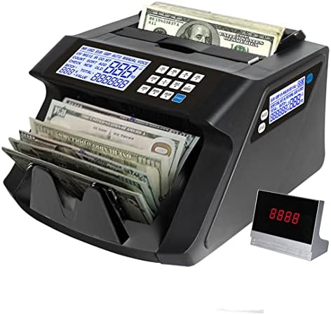 Khippus K305 Hamis bankjegy Detektor Toll Csomag 5+ Khippus PRO-4700 Pénz Számláló Gép Rendezett Számlák