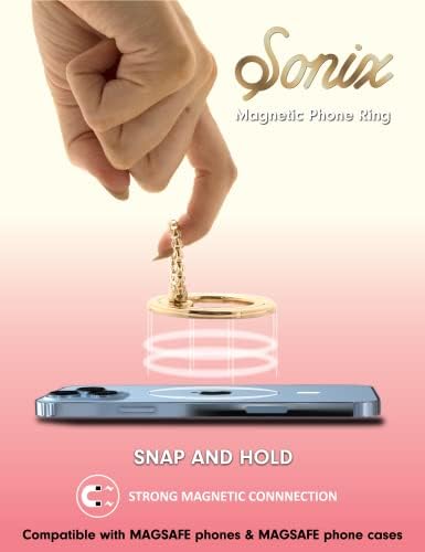 Sonix Csillogó Nap Álom Felhők Esetben + Mágneses Gyűrű (Szivárvány) a MagSafe iPhone 14 Pro