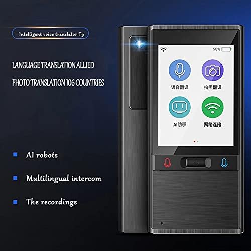 MJWDP T9 Offline Hordozható Intelligens Hang Fordító, több nyelven Beszélő Azonnali Fordító Üzleti Utazási