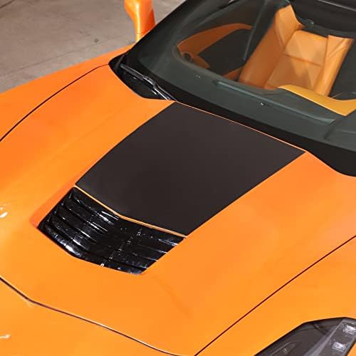 LLKUANG Hood Szellőző Kreatív Matricák Alkalmas Chevrolet Corvette C7 2014-2019,Autó Csuklyát Csillagos