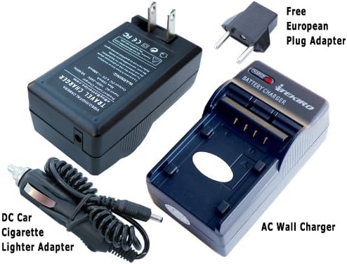 iTEKIRO Fali DC Autó Akkumulátor Töltő Készlet Fujifilm FinePix Z30fd + iTEKIRO 10-in-1 USB Töltő Kábel