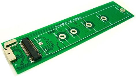 ZTC Mennydörgés Burkolat NGFF M. 2 SSD-USB 3.0 Adapter. UASP támogatás a superspeed 6 gb/s 520MB/s Fekete