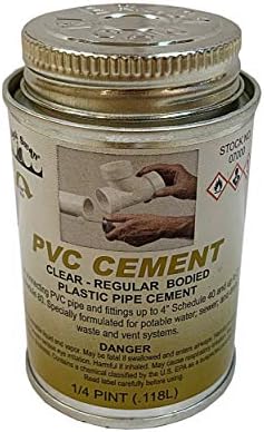 FixtureDisplays® PVC Cement (Törlés), - a Rendszeres Testes 55 gal. Minden 07025-BLACKSWAN-1PK-NPF