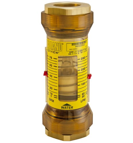Hedland H615-625-R-EZ-Nézet Áramlásmérő A Szenzor, Polyphenylsulfone, Használható Víz, 10.0, hogy 95.0