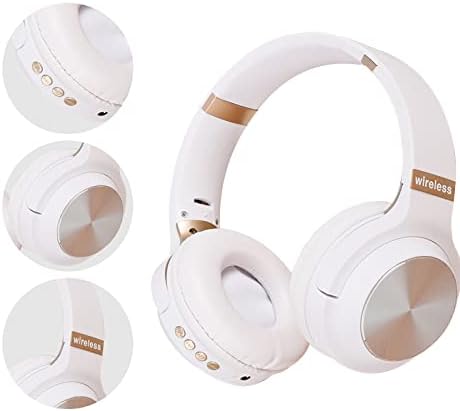 Hot6sl Át Fül Vezeték nélküli Fejhallgató zajszűrős Fejhallgató, Összecsukható, Könnyű, Beépített Mikrofon,