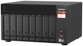 QNAP TS-873A-8G 8-Öböl, Nagy Teljesítményű NAS, 2 x 2,5 GbE Portok Két PCIe Gen3 Slot