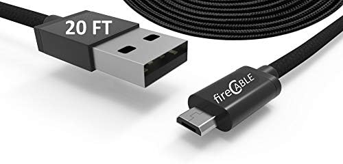 fireCable nagyon Hosszú (20') Streaming Stick, USB Kábel, Adapter Csere Streaming TV-Botok (Kiküszöböli