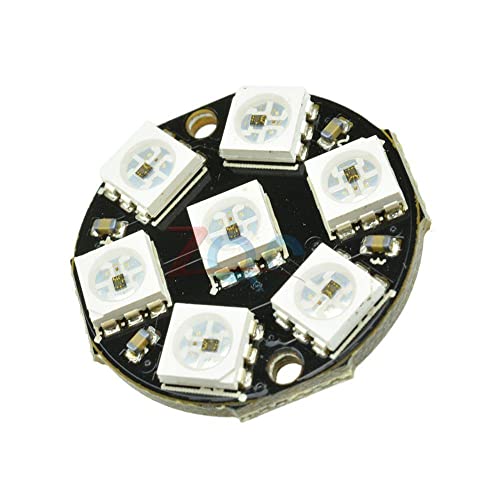 7 Bit 7 Bit LED WS2812 5050 RGB LED Gyűrű Lámpa Beépített Meghajtók Arduino Fordított Polaritás Védelem