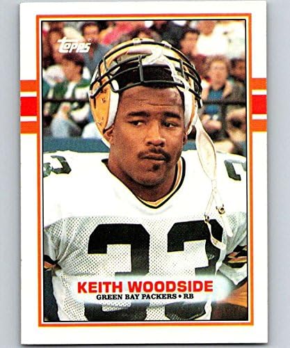 1989 Topps 375 Keith Woodside Packers NFL Labdarúgó-Kártya (RC - Újonc Kártya) NM-MT