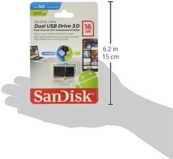 Sandisk Utlra Dual USB Drv 16 GB (SDDD2-016G-a46-os)