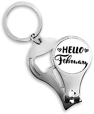 Helló Február Idézet Kézírás Köröm Zimankó Gyűrű Kulcstartó Sörnyitó Clipper