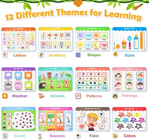 Foayex Montessori Játékok Gyerekeknek a Tanulás - Oktatási Kisgyermek Könyvek Tevékenységek, Óvodai Tanulás