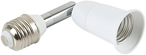 ELECTOP Lámpa Foglalat Extender eszközt 90 Fokos Hajlítással E27, hogy E27 Izzó Bázis lámpatartó 180 Fokos