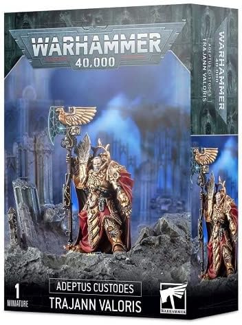 A Games Workshop Warhammer 40,000 Adeptus Gustaus Kapitány-Általános Trajann Valoris Miniatűr