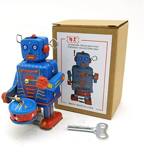 VICASKY Robot Készlet 1db Figuirine Retro Boysblue Haza Ajándék Szél - a Klasszikus Gyermekek Asztali