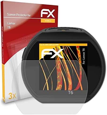 atFoliX képernyővédő fólia Kompatibilis Lamax T6 Képernyő Védelem Film, Anti-Reflective, valamint Sokk-Elnyelő