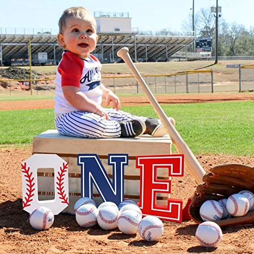 Baseball Parti Dekoráció EGY Levelet Aláírja Az Év Újonca az 1. Szülinapi Az Év Újonca Asztaldísz Baseball