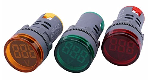 BCMCBV LED Kijelző Digitális Mini Voltmérő AC 80-500V Feszültség Mérő Mérő Teszter Voltos Monitor világítás