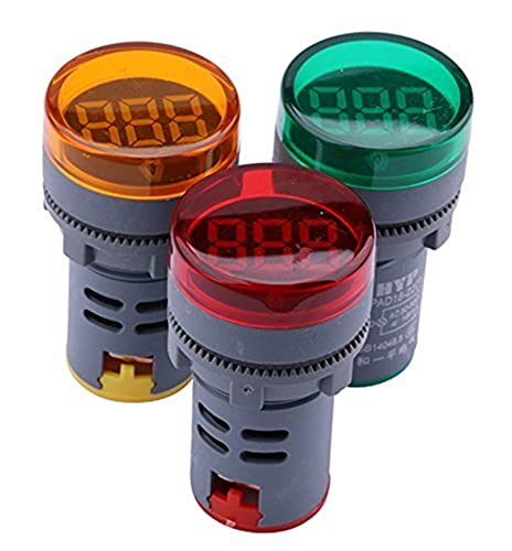 BCMCBV LED Kijelző Digitális Mini Voltmérő AC 80-500V Feszültség Mérő Mérő Teszter Voltos Monitor világítás