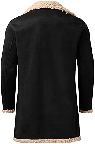 Kabátok Férfi Hood Téli Cipzár Kabát Hajtókáját Gallér, Hosszú Ujjú Bélelt Kabátok Felsőruházat Kabátok