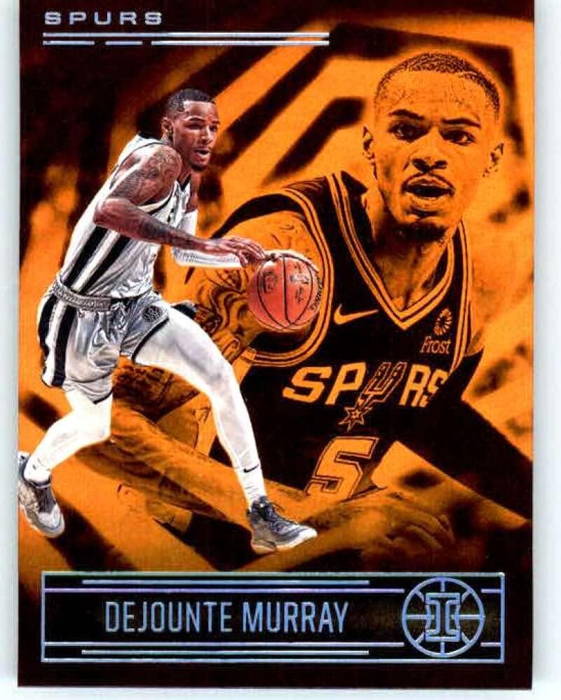 2020-21 Panini Illúziók Trófea Gyűjtemény Narancs 128 Dejounte Murray San Antonio Spurs NBA Kosárlabda