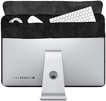 SOLUSTRE Asztal Protector 27 Monitor Képernyőjén, tolltartó, illetve Tartozékok Fekete Hátsó Számítógép