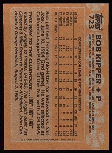 1988 Topps 723 Bob Kipper Pittsburgh Pirates (Baseball Kártya) NM/MT Kalózok