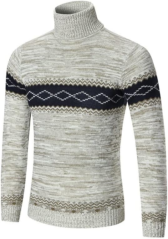 Férfi Pulóver Plus Size Garbós, Hosszú Ujjú Vékony Pulóver Sweatershirt Blúz Felső Pulóver Plusz Méretű