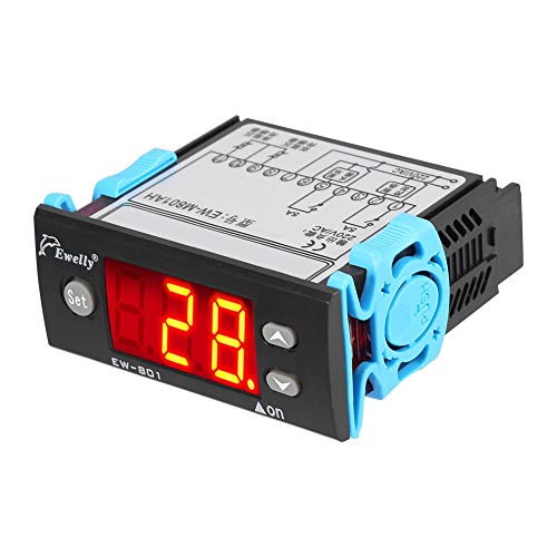 Digitális Érzékelő, termosztát, Hőmérséklet-Szabályzó Termosztát AC220V/5A Érzékelő Szonda Napenergiával