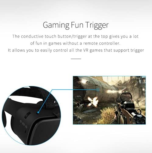 LONGLU VR Headset-Kompatibilis iPhone, illetve Android Telefon, 3D-s Virtuális Valóság Szemüveg Vezeték