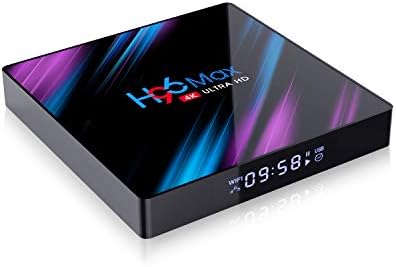 H96 Max RK3318 Android 9.0 Smart Set Top Box 4G 64G 2.4 G&5 ghz-es Dual WiFi 4K HDR Doboz + Vezeték nélküli