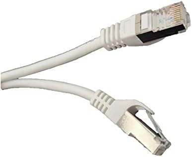 MIKRO CSATLAKOZÓ 100 Láb CAT6A Ipari Kültéri-Névleges Árnyékolt Ethernet (26 AWG) Kábel-Fehér (E09-100W-KI)