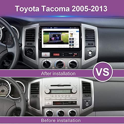 YUNTX Toyota Tacoma 2005 2013 Rádió Android 10 Csere Dupla Din Vezeték nélküli Carplay Android Auto DSP