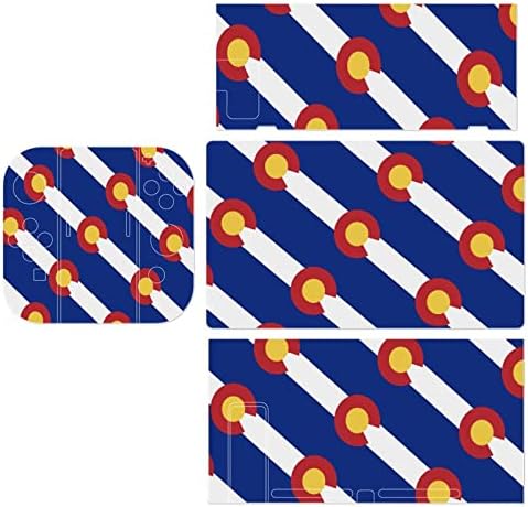 Colorado Zászló Matricák Védőfólia Matrica Személyre szabott Teljes Wrap Matrica Kompatibilis a Nintendo