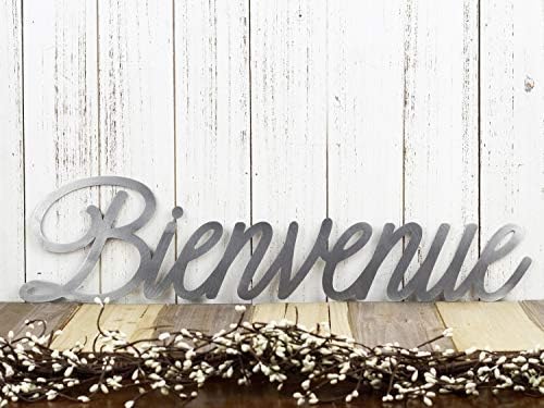 godblessign Bienvenue Fém Táblát,Üdvözlő Feliratot, Fém Fali Dekoráció az Otthoni Konyhában Kávét Barthroom