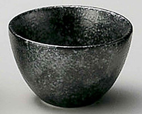Ezüst & Fekete 2.2 inch Készlet 5 Kedvéért Csésze Fekete porcelán Japánban Készült