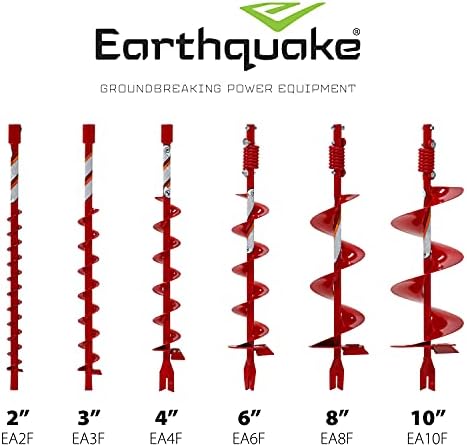 Földrengés EA10F 10 Hüvelykes Átmérő 36-Hüvelyk Hosszú Földi Csiga a Fishtail Pont Flex Tekercs Sokk Tavasz