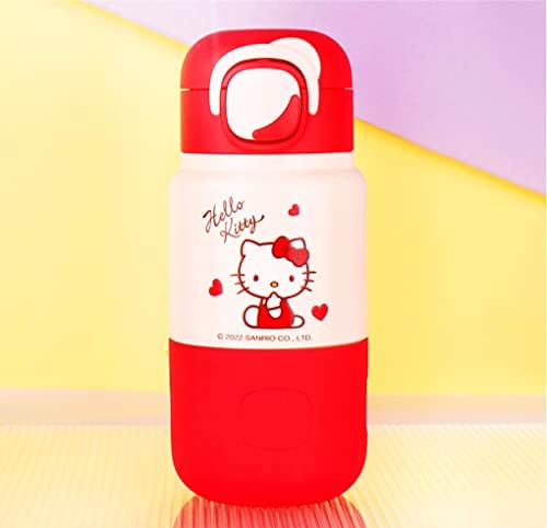 Mindennapi Örömök Hello Kitty Rozsdamentes Acél Szigetelt Üveg Vizet Piros 400ml