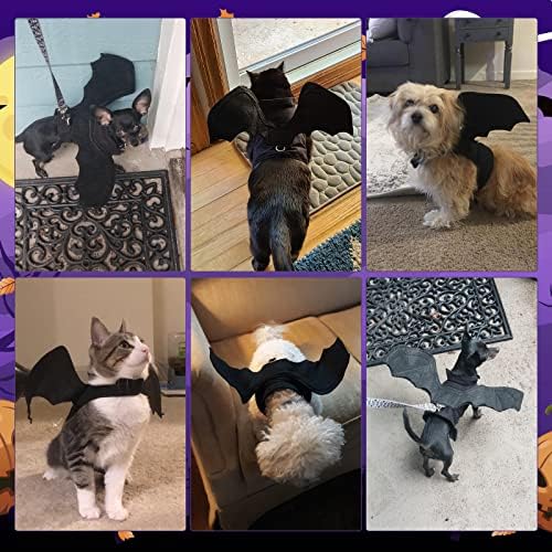 BWOGUE Pet Denevér Szárnya Jelmez Cat & Dog Kisállat Ruházati Ruhát Halloween Parti Nagy