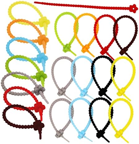 Zerodeko 100 Db Szilikon Nyakkendő Asztali Kábel Szervező Kábel Nyakkendő Kábelek Szervező Vezetékes Kapcsolatok