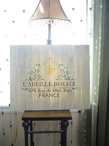 Francia Méh többször felhasználható Stencil Sablon méhkirálynő Dekoráció a Legjobb Vinil Nagy Stencil