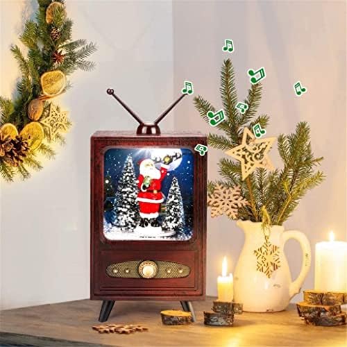 LHLLHL Mini TV Zenedobozt Karácsonyi zenélő Doboz Gyűjthető Kijelző Népszerűsége