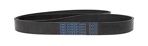 D&D PowerDrive 1180L9 Poly V szíj, Gumi, 1 Zenekar