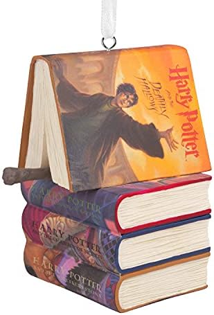 Hallmark Harry Potter Halmozott Könyvek Pálca Karácsonyi Dísz, Többszínű (0002HCM9500)