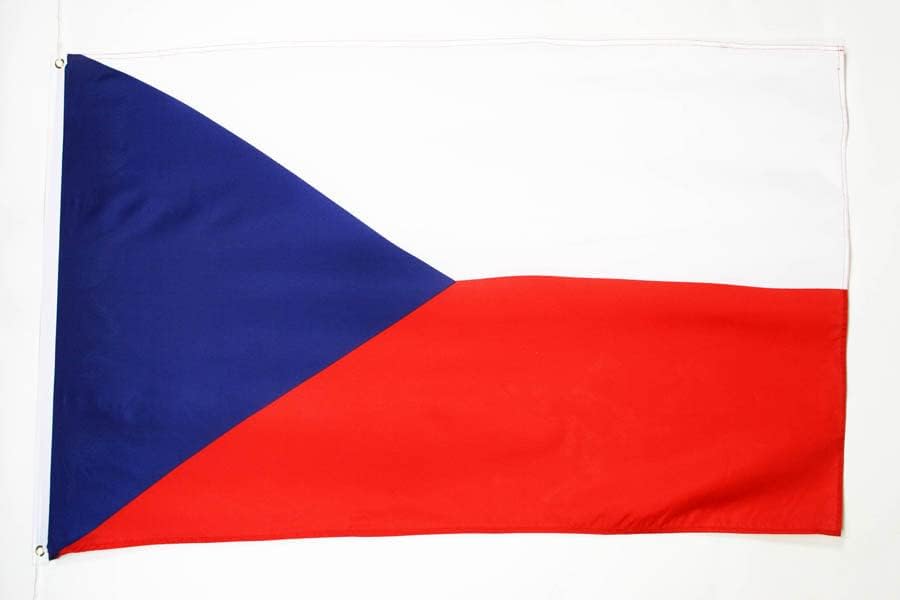 AZ ZÁSZLÓ cseh Köztársaság Zászlaja 2 x 3' - cseh Zászló 60 x 90 cm - Banner 2x3 ft