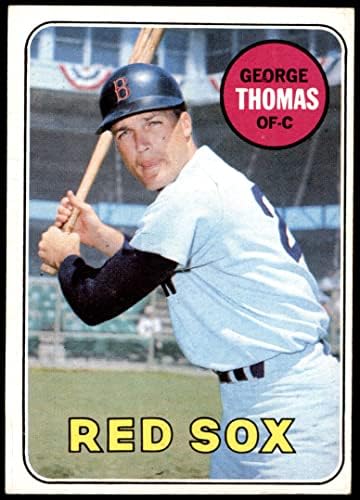 1969 Topps 521 George Thomas Boston Red Sox (Baseball Kártya) EX Red Sox